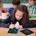 Zhehao 24 Pack LCD Mini Writing Tablet for Kids 4.5 Inch Doodle Board Bulk Erasable Reusable Electronic Drawing Pad Birthday Party Favors Goodie Bag Classroom Gifts(Blue,Black,White,Red)