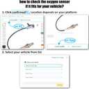 Oxygen Sensor Downstream Compatible with Mustang 2015 2016 2017 234-4967 2Pcs