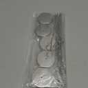 Faccito 10 Pcs Removable Table Number Holders 5 Size Card Holder Metal Name Number Menu Memo Note Picture Photo Clip Stand Table Sign for Wedding Birthday Valentine's Day(Matt Nickel)