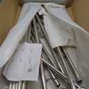 100% Stainless Steel Heavy Duty Clothes Rack Load 860LBS, Rolling Double Rods Clothing Racks for Hanging Clothes, Adjustbale Garment Rack With Sturdy Wheels Shelf, Portable Closet Rack Free Standing (Silver)