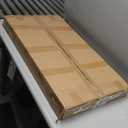 POLWKZU Folding Desk Small Foldable Desk for Small Space, 31.5 Inches Writing Computer Desks in Study, Home Office Foldable Office Desks for Bedroom, Oak