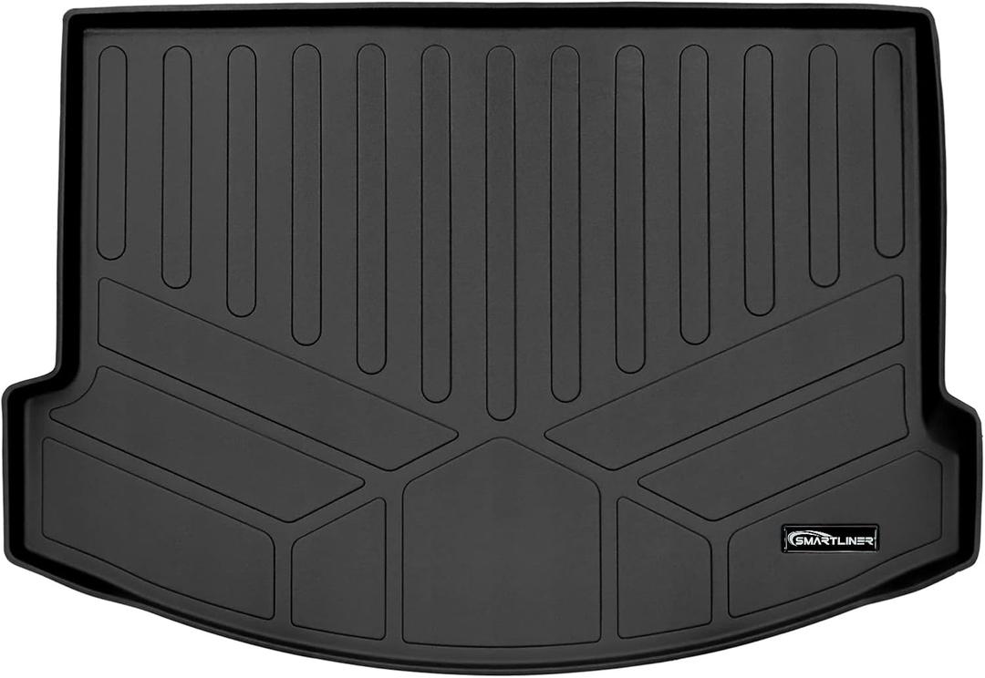 SMARTLINER Cargo Liner for 2018-2020 Jaguar E-Pace | Custom Fit All-Weather TPE Bhd 2nd Row Anti-Slip