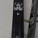 Double Door Handle Set for Front Door, Matte Black Keyed&Dummy Exterior Door Lockset with Deadbolt, Reversible for Right&Left Handed