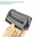 Silicone Soap Dish,Self Draining Soap Holder Perfect for Shower,Bathroom Sink,Kitchen Sink & Travel,Non-Slip Bar Soap Holder Extend Soap Life,Keep Soap Bars Dry & Easy Cleaning Grey-2Pcs