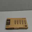 E14 LED Bulb Dimmable, 40W Equivalent, Filament Clear Glass, 4W 400LM, Soft White 2700K, E14 European Base Light Bulbs, Pack of 5