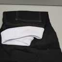 Unybwonn Women Baggy Cargo Jeans High Waist Patchwork Trendy Vintage Denim Pants Wide Leg Distressed Jeans with Pockets (Small, 02 Black)