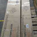 Ball & Cast Full Size Wooden Storage Daybed Frame, Modern Platform Bed with Drawers & Flip Headboard & Shelves, L Shaped Full Floor-Bed w/ Upholstered Headboard&Storage, No Box Spring Needed, White