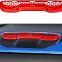 Engine Hood Vent Air Intake Moulding Cover Trim for 2021-2026 RAM 1500 TRX/RHO (Red)