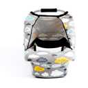 ACRABROS Car Seat Covers for Babies,All Season Infant Carseat Cover Canopy for Boys and Girls,Stretchy Adjustable Peeping Window with Mesh Cover,Warm Breathable Universal Fit,Clouds Sheep