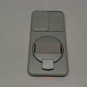 SURITCH for Samsung Galaxy S25 Case with 360 Rotatable Hand Strap Phone Grip & Invisible Kickstand & Slide Camera Cover, Rugged Shockproof Protective Cover for S25 -Sage Green