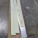 OUZUGIE WPC Acoustic Slat Wall Paneling, 8-Pack 96 x 6 Inches 3D Wall Panels for Interior Wall Decor,Living Room,TV Background,Study Room,Office Spaces,Bedroom,High Grille (Metallic Silver)