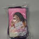 2 x Purple Braiding Hair 24 Inch Long Pre Stretched Hair Straight Yaki Texture Synthetic Hair Extensions Softness, 2 Packs