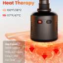 RENPHO Massage Gun Head with Heat and Cool for Model RP-GM171-N1, R-WMG08, Percussion Muscle Massager Attachment, Portable Rechargeable Handheld Accessory