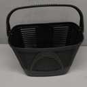Vive Mobility Scooter Basket (12" x 8.5") - Accessory for 3 & 4-Wheel Scooters - Large Front Storage Attachment for Shopping with Carrying Handle for Travel - Easy to Assemble Replacement Part (Black)