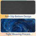Small Mouse Pad Blue Starry Space Spiral Desk Pad, Comfortable Mouse Mat with Non-Slip Rubber Base, 8.3" x 9.8" Mousepad for Computer, Laptop, Game, Office & Home