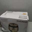CUCKOO High Pressure Rice Cooker 3-Cup Uncooked / 6-Cup Cooked with Induction Heating Technology, Small Rice Maker with 16 Menu Options and Steam Plate, Voice Guide, Gold (CRP-EHSS0309F)
