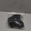 Herseas Women's Bikini Sets High Neck Tropical Leaf Print High Waisted Two Pieces Swimsuits Bathing Suits (Large, All Black)