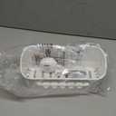 TAILI Shower Caddy Suction Cup, Heavy Duty Bathroom Organizer, Removable Shelves for Inside Shower, Shampoo, Waterproof Suction Plastic Storage for Bathroom Accessories Holder, White