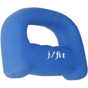 JFIT Neoprene D Grip Dumbbells - Single Weights 1LB-5LB - Premium Non-Slip, Hand Weights, Ergonomic Design
