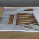 COLAMY Wooden Dining Room Chairs Set of 6, Spindle High Back Windsor Kitchen Side Chair, Farmhouse Dining Chairs for Kitchen, Dining Room, Light Brown