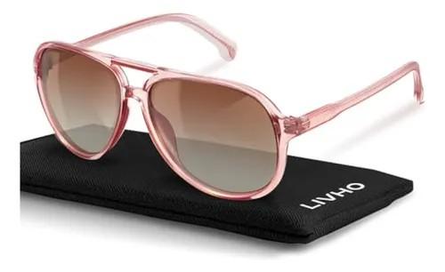 livho Trendy Polarized Aviator Sunglasses Women Men, Retro Sun Glasses for Women Men 2025, Oversized UV Protection Shades