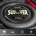 12" Active Spare Tire Subwoofer - 1600W Power, Plug & Play Car Subwoofer with Remote Control | Specifically Designed for Spare Tire Well | Deep Bass Car Amplifier Audio System, Easy Installation
