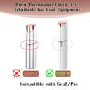 4 Pack Replacement Heads Gen 2 Compatible with Flawless Facial Hair Remover, Replacement Blades Heads Compatible with Flawless Generation 2