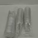 Freshware Clear Plastic Cups with Strawless Sip Lids [100 Cups - 20 oz] Disposable Tumblers for Iced Coffee, Smoothie, Milkshake, Cold Drinks