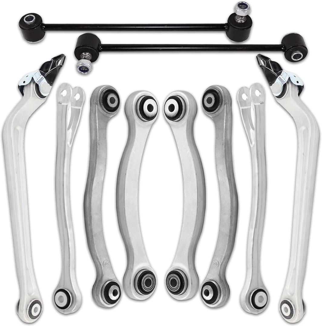 Rear Upper and Lower Control Arm Rearward & Forward, Sway Bar Link Suspension Kit Compatible With Mercedes Benz E R CLS Class W211 S211 C219 R230 CLS500 CLS55 AMG CLS550 CLS63 AMG E320 E350