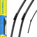 Gavimnal® 26"+22"+11" Silicone Wiper Blades Replacement For Ford Explorer 2011-2023,Ford Police Interceptor Utility 2013-2023,All-Season Front Rear Windshield Wiper Blades(Set of 3)