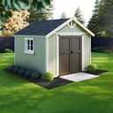 10 x 12 FT Outdoor Storage Shed Mat, Waterproof Storage Shed Flooring Mat, Anti-Slip Patio Furniture Floor Scratch Prevention Mat, Dustproof Outdoor Carport Mat