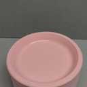 WELLIFE Pink Plastic Plates 9 Inch -150 Count for Party, Disposable Plastic Party Plates for Easter Mother's Day Baby Shower Dinner Dessert Cake Light Pink