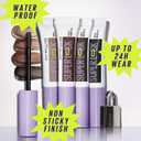 Maybelline Super Lock Brow Glue Eyebrow Gel, Lightweight and Waterproof Tinted Brow Gel For Up To 24HR Hold, Black, 1 Count