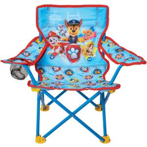 Paw Patrol Kids Camping Chair, Camp Fold N Go Chair with Carry Bag