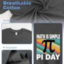 Pi Day Shirt Toddler Boys Girls Happy 3.14 Pie Day T-Shirts for Kids Funny Tops Graphic Math Tee Short Sleeve 2T-8Y