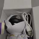 Astronaut Galaxy Projector, Star Projector Galaxy Light, Night Light for Kids, Nebula Ceiling LED Lamp, Room Decor, with Timer and Remote, Gifts for Birthdays (White)