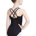 Daydance Toddler Kids Girls Camisole Leotards for Ballet, Double Breast Dance Bodysuit, Size 130