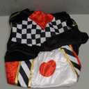 fun shack Queen of Hearts Costume for Girls, Royal Dress Up Outfit, Kids Queen Costume for Parties and Events (Small)