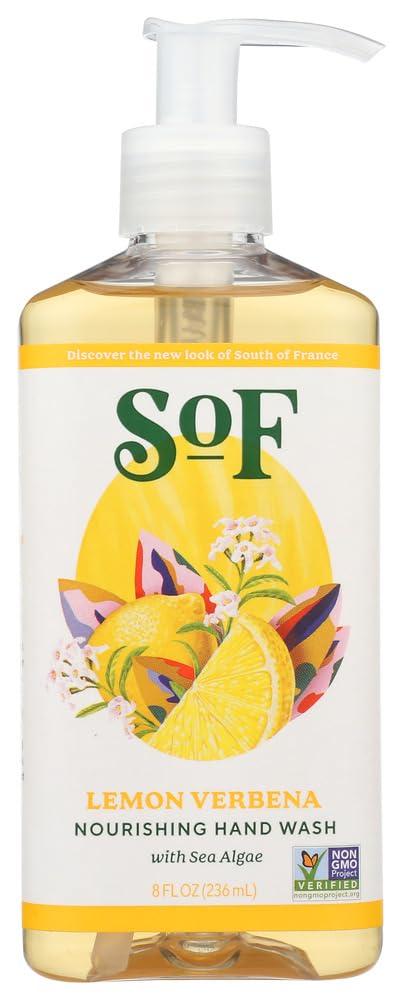 South of France, Lemon Verbena, Hand Wash with Soothing Aloe Vera, 8 oz (236 ml) (Pack of 2)