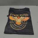 Women Vintage Rock Band Shirts Country Music Shirts Graphic Tees Concert Outfit Short Sleeve Tops (XL)
