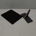 Homeanda Velvet L-Shaped 50 Slots Ring Earring Jewelry Display Tray Organizer Holder (Black)