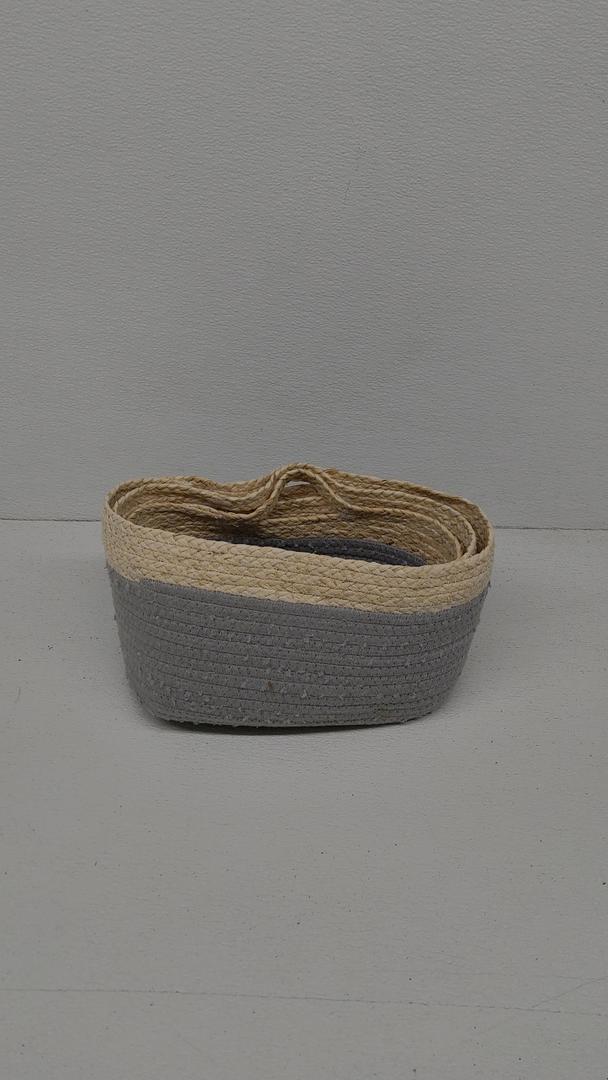 Knitted Baskets Set of 3