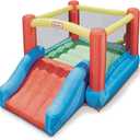 Little Tikes Jr. Jump 'n Slide Bouncer, Multicolor