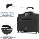 Travelpro Maxlite 5 Softside Lightweight Rolling Underseat Tote Upright 2 Wheel Bag, Men and Women, 14-Inch Black