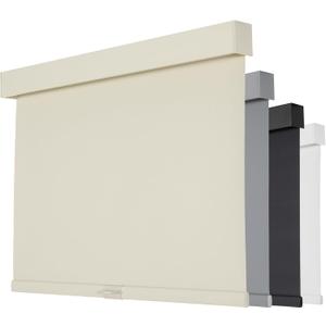 Persilux Cordless Blackout Shades for Windows, Pull Down Shades & Blinds with Valance, Thermal Insulated Fabric Window Blinds for Winodws,UV Protection Shades for Home and Bedroom (Beige,35.5"Wx72"H)