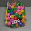Hovenlay Ball Pit Balls Phthalate Free BPA Free Crush Proof Plastic - 7 Bright Colors in Reusable Play Toys for Kids with Storage Bag
