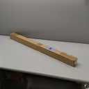 36 inch Aluminum L Track Rail with 4pcs Single Stud Fittings, L Track Tie Down System for Enclosed Trailer, Trucks, Vans, Pickup, Black