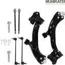 munirater 8PCS Front Lower Control Arm and Ball Joints Tie Rod Ends Sway Bar Links Replacement for CR-V 2007-2011