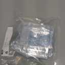 BESARME 60 Pack Vertical ID Card Badge Holder Clear Plastic Sealable Waterproof Zip Name Tag for Work Office Nurse School