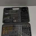 ENERTWIST Drill Bit Set, Drill Bits for Metal, Wood, Masonry-109Pcs Titanium, High Speed Steel Drill Bit Screwdriver Bit Set with Ratchet Screwdriver in Storage Case